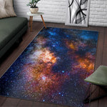 Milky Way Universe Galaxy Space Print Area Rug GearFrost