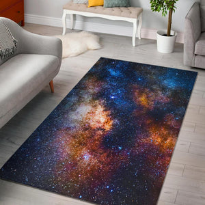 Milky Way Universe Galaxy Space Print Area Rug GearFrost