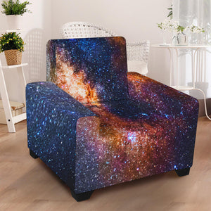 Milky Way Universe Galaxy Space Print Armchair Slipcover