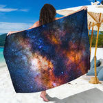 Milky Way Universe Galaxy Space Print Beach Sarong Wrap