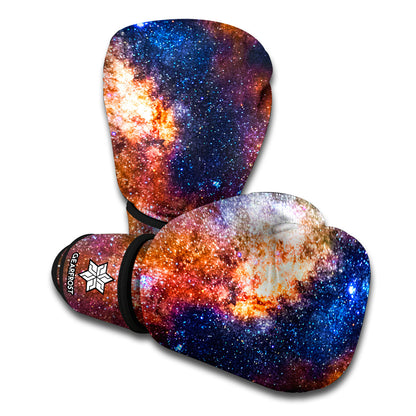 Milky Way Universe Galaxy Space Print Boxing Gloves