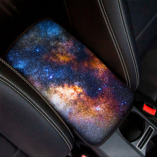 Milky Way Universe Galaxy Space Print Car Center Console Cover