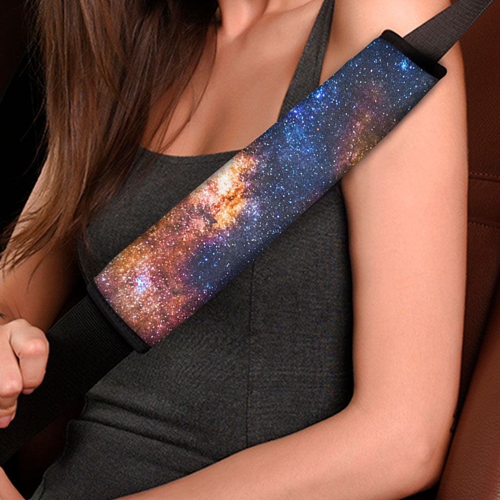 Milky Way Universe Galaxy Space Print Car Seat Belt Covers