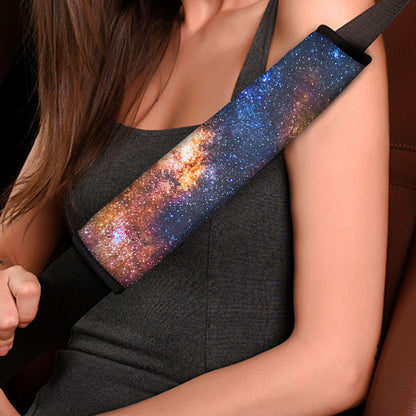 Milky Way Universe Galaxy Space Print Car Seat Belt Covers