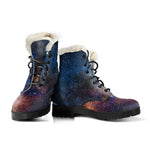 Milky Way Universe Galaxy Space Print Comfy Boots GearFrost