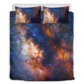 Milky Way Universe Galaxy Space Print Duvet Cover Bedding Set