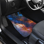 Milky Way Universe Galaxy Space Print Front and Back Car Floor Mats