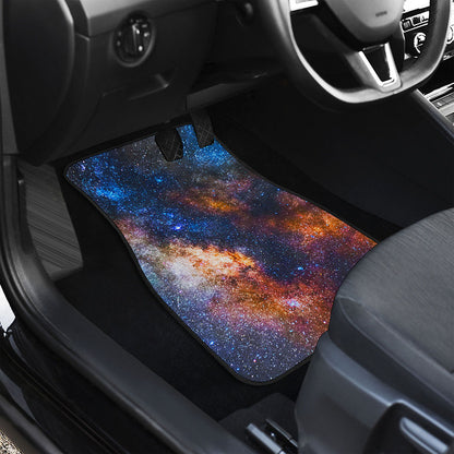 Milky Way Universe Galaxy Space Print Front Car Floor Mats