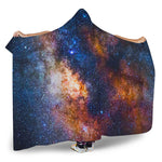 Milky Way Universe Galaxy Space Print Hooded Blanket