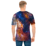 Milky Way Universe Galaxy Space Print Men's T-Shirt