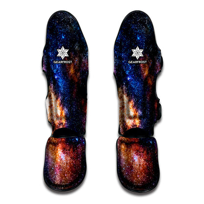 Milky Way Universe Galaxy Space Print Muay Thai Shin Guard