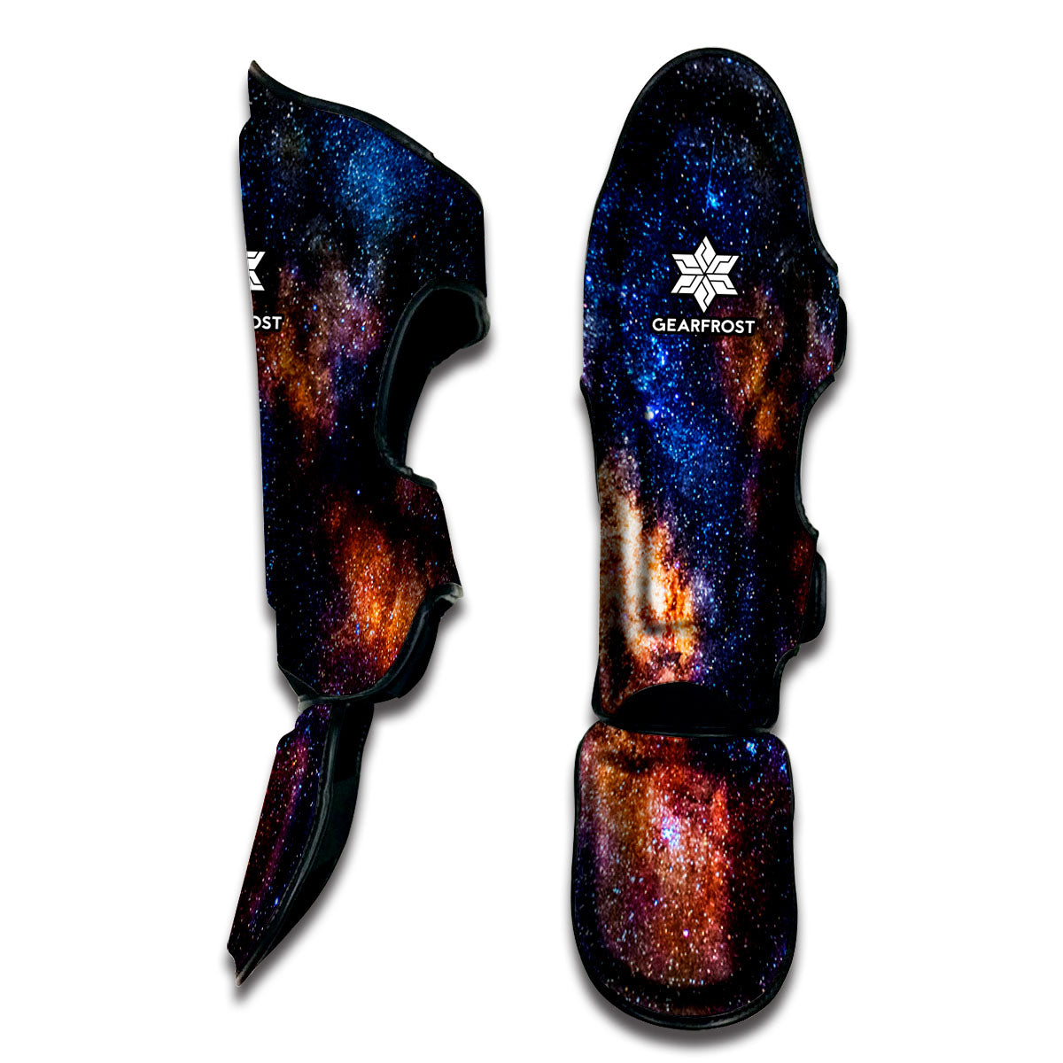 Milky Way Universe Galaxy Space Print Muay Thai Shin Guard