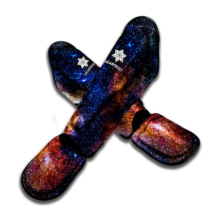 Milky Way Universe Galaxy Space Print Muay Thai Shin Guard