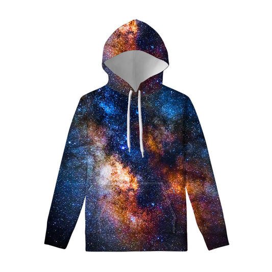 Milky Way Universe Galaxy Space Print Pullover Hoodie