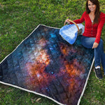 Milky Way Universe Galaxy Space Print Quilt