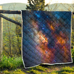 Milky Way Universe Galaxy Space Print Quilt