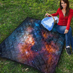 Milky Way Universe Galaxy Space Print Quilt