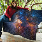 Milky Way Universe Galaxy Space Print Quilt