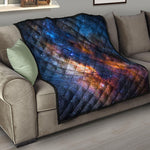 Milky Way Universe Galaxy Space Print Quilt