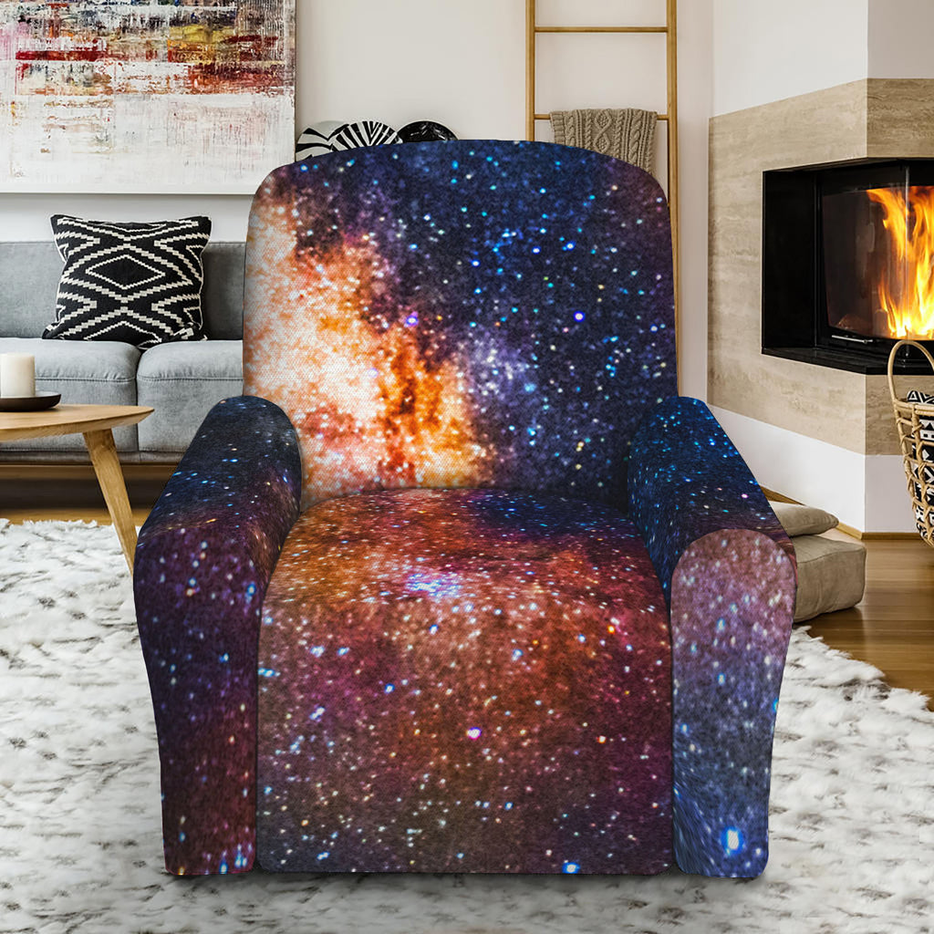 Milky Way Universe Galaxy Space Print Recliner Slipcover