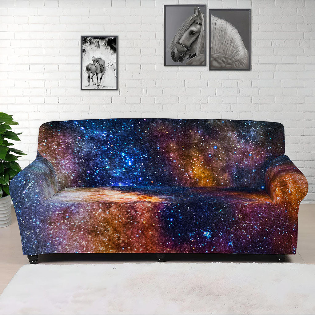Milky Way Universe Galaxy Space Print Sofa Cover