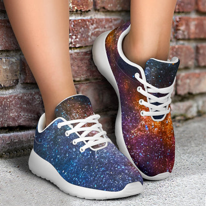 Milky Way Universe Galaxy Space Print Sport Shoes GearFrost