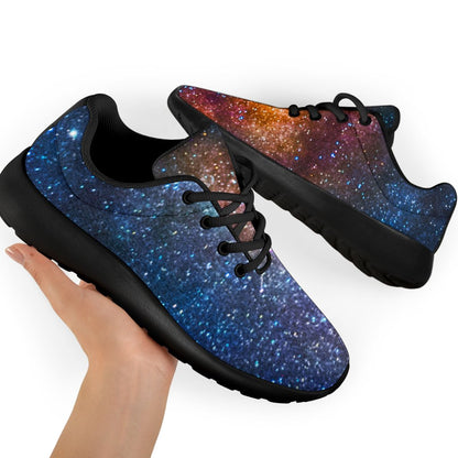 Milky Way Universe Galaxy Space Print Sport Shoes GearFrost