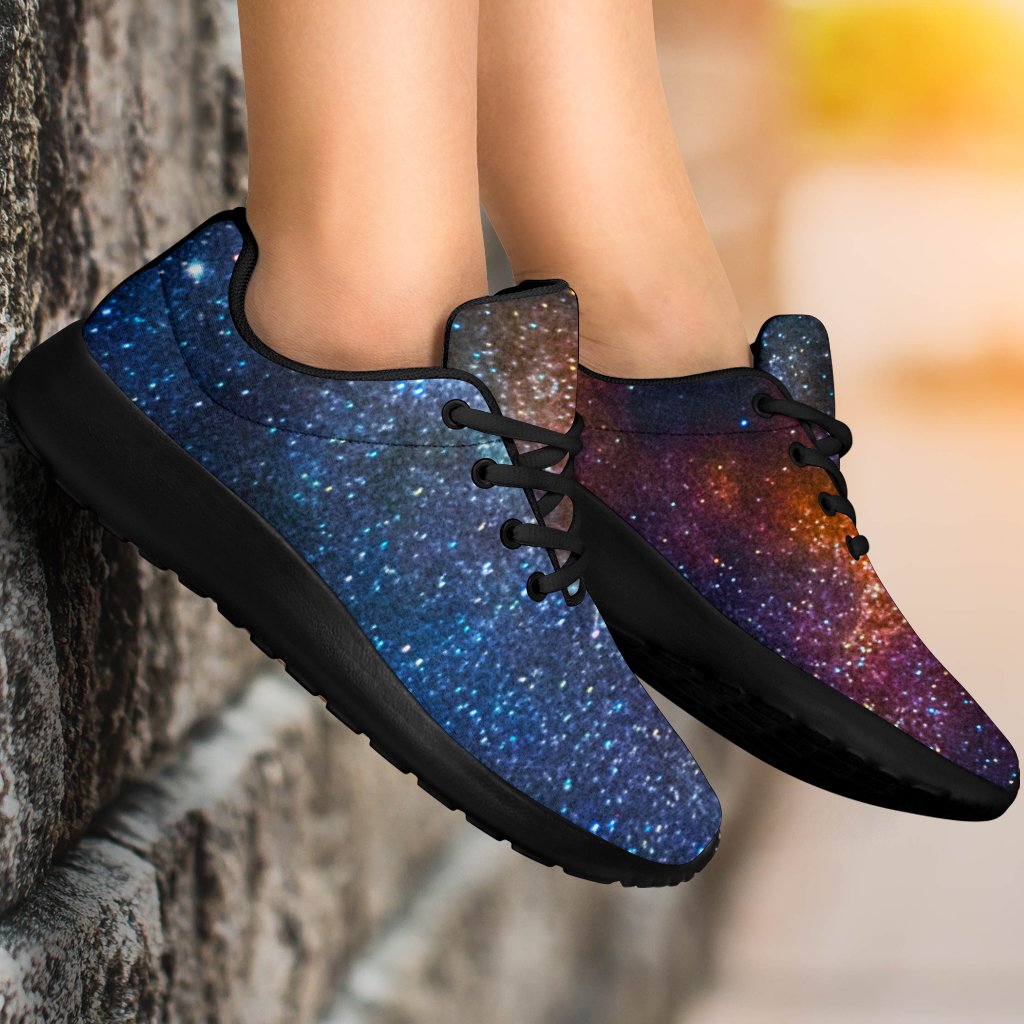 Milky Way Universe Galaxy Space Print Sport Shoes GearFrost