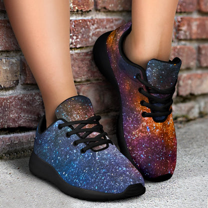 Milky Way Universe Galaxy Space Print Sport Shoes GearFrost