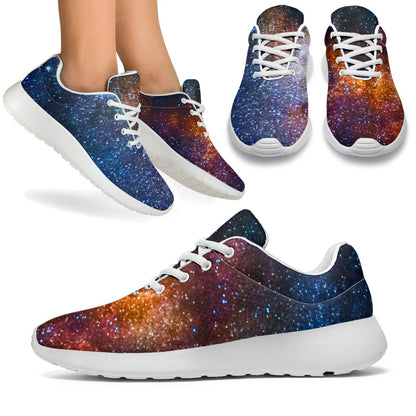 Milky Way Universe Galaxy Space Print Sport Shoes GearFrost