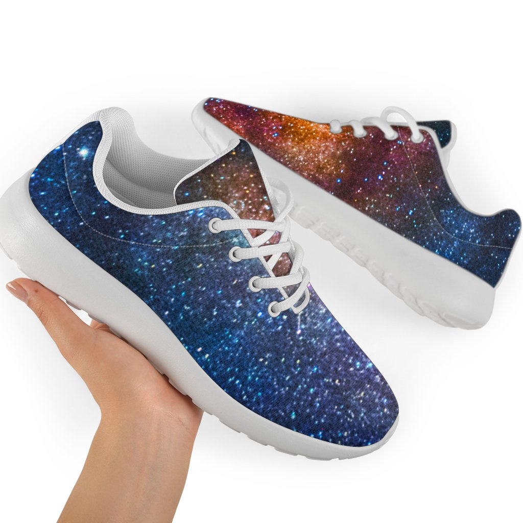 Milky Way Universe Galaxy Space Print Sport Shoes GearFrost