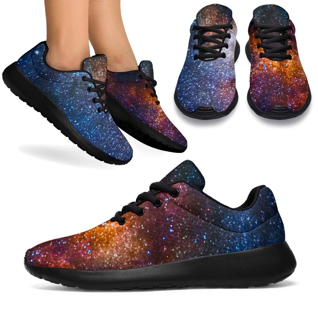 Milky Way Universe Galaxy Space Print Sport Shoes GearFrost