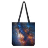 Milky Way Universe Galaxy Space Print Tote Bag