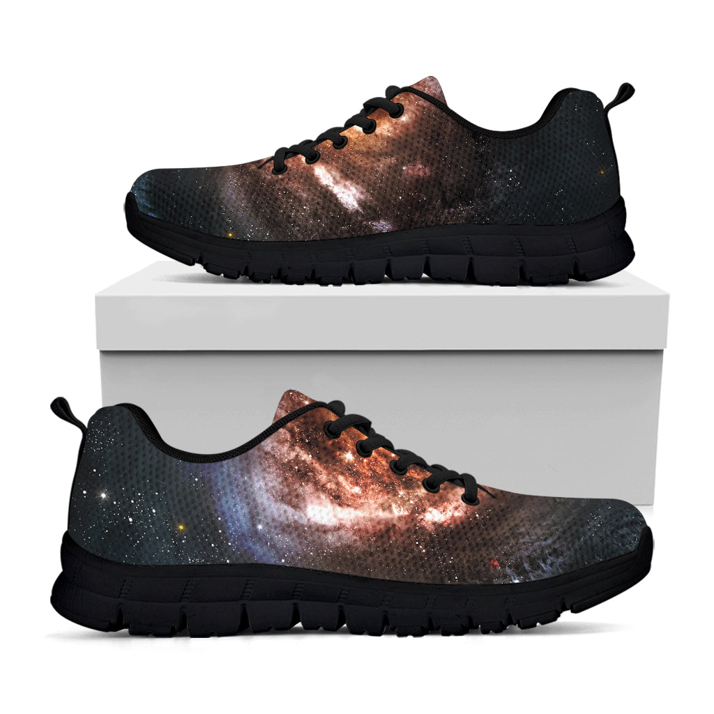 Milky Way Universe Print Black Sneakers