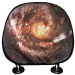 Milky Way Universe Print Car Headrest Covers