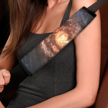 Milky Way Universe Print Car Seat Belt Covers