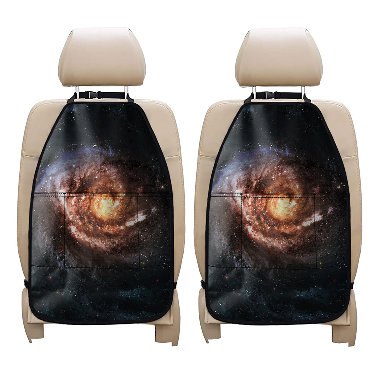 Milky Way Universe Print Car Seat Organizers