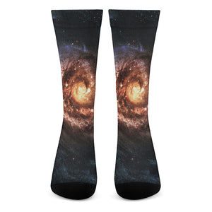 Milky Way Universe Print Crew Socks