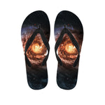 Milky Way Universe Print Flip Flops