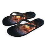 Milky Way Universe Print Flip Flops