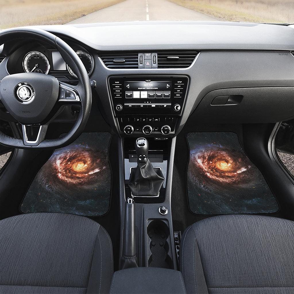 Milky Way Universe Print Front and Back Car Floor Mats