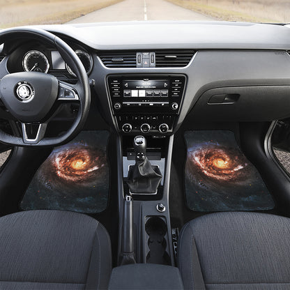 Milky Way Universe Print Front and Back Car Floor Mats
