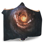 Milky Way Universe Print Hooded Blanket