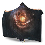 Milky Way Universe Print Hooded Blanket