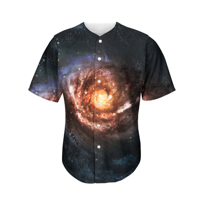 Milky Way Universe Print Men's Baseball Jersey