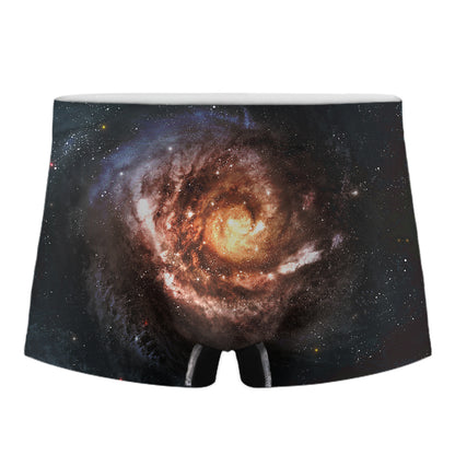 Milky Way Universe Print Men's Boxer Briefs