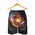 Milky Way Universe Print Men's Shorts