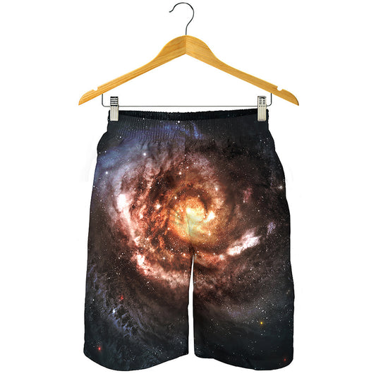 Milky Way Universe Print Men's Shorts