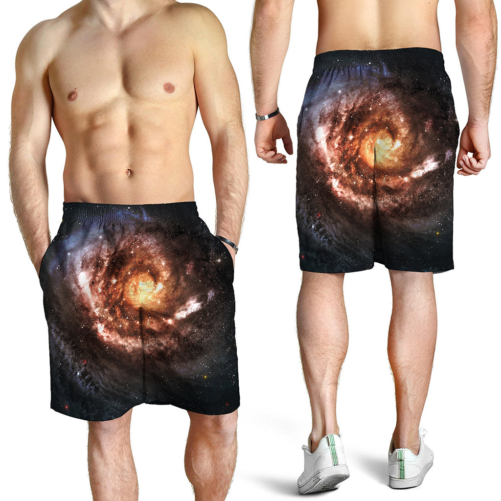 Milky Way Universe Print Men's Shorts