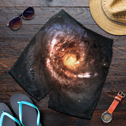 Milky Way Universe Print Men's Shorts